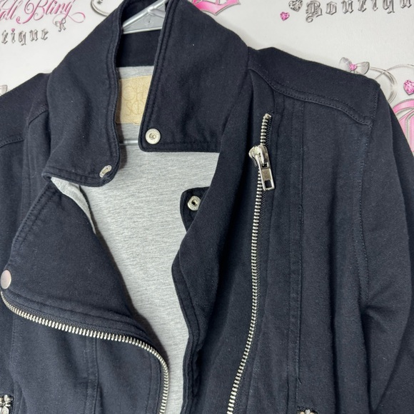 Chaser jacket coat zip up zippers black grey stunning business vibes luxury luxe - Picture 4 of 12